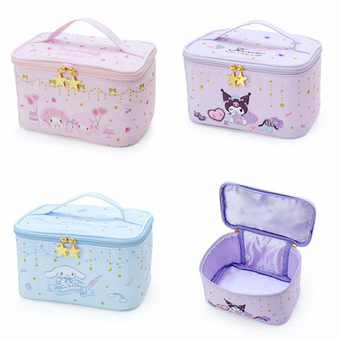 Double Zipper Portable Cosmetic Bag Travel Storage Bag