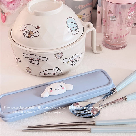 Sanrio Series Large Capacity Noodle Bowl with Drain