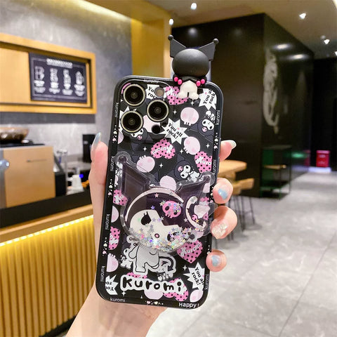 New Iphone 14 Cartoon SanrioApple Mobile Phone Case Kuromi My Melody Sanrio iPhone Case Full Body Protective Case For IPhone 11-15 Pro Max