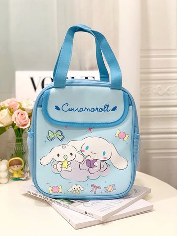 Large Capacity Lunch Box Bag, Portable Cute Cartoon Bento Box, Portable Storage Bag