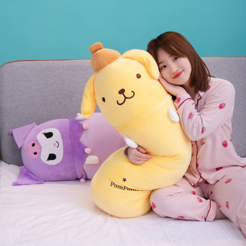 Long Cylindrical Pillow Cushion Lunch Break Pillow Sleeping Pillow Girl Gift Cartoon Sleeping Pillow Leg Pillow Home