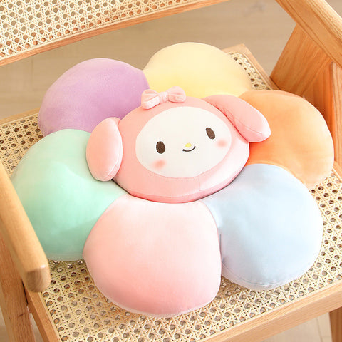 Sanrio Series Sunflower Rainbow Seat Cushion