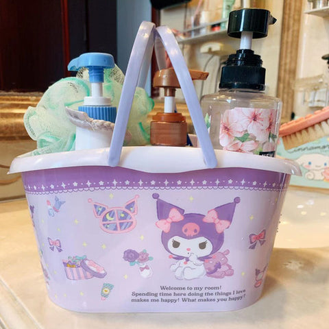 Sanrio Wash Basket Bathroom Supplies Storage Basket