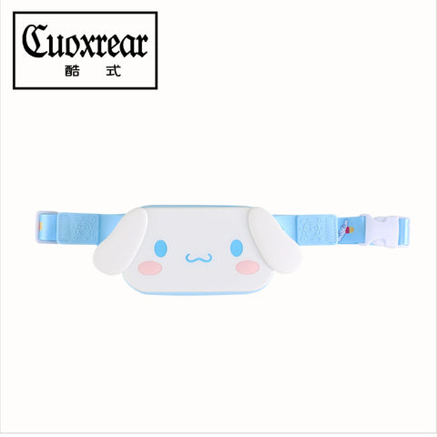 Sanrio New Cute One Shoulder Crossbody Bag Silicone Children's Waistpack