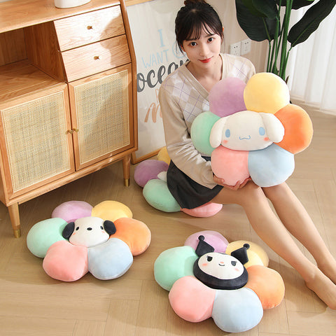 Sanrio Series Sunflower Rainbow Seat Cushion