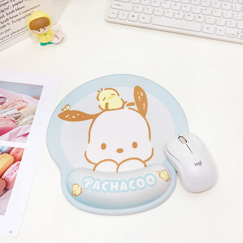 Sanrio Series Three-dimensional Silicone Thickened Hand Pillow Wrist Guard Game Non-slip Mouse Pad