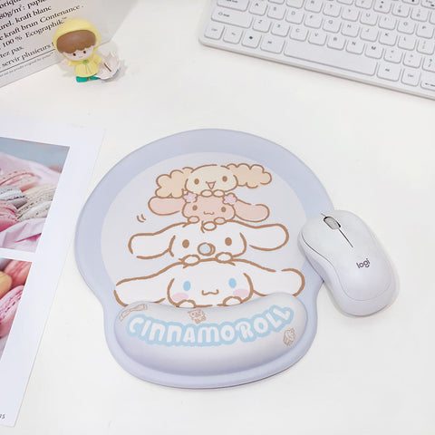 Sanrio Series Three-dimensional Silicone Thickened Hand Pillow Wrist Guard Game Non-slip Mouse Pad