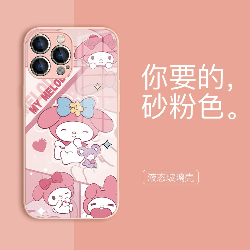 HelloKitty New IPhone Kuromi My Melody Sanrio iPhone Case Full Body Protective Case For IPhone 11-15 Pro Max