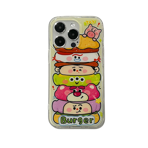 Cartoon Folding Music Sanrio iPhone Case Full Body Protective Case For IPhone 11-15 Pro Max