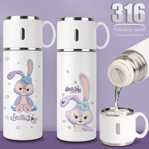 316 Stainless Steel Cute Stella Lou Rabbit Insulating Cup Cute Cartoon Water Cup Girl Birthday Personalized Creativity