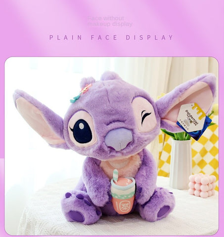 Disney Stitch Doll Stitch Star Baby Angel Purple Doll Plush Toy Gift Girl