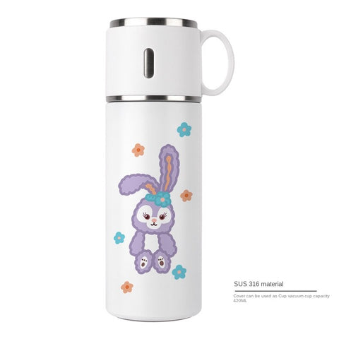 316 Stainless Steel Cute Stella Lou Rabbit Insulating Cup Cute Cartoon Water Cup Girl Birthday Personalized Creativity