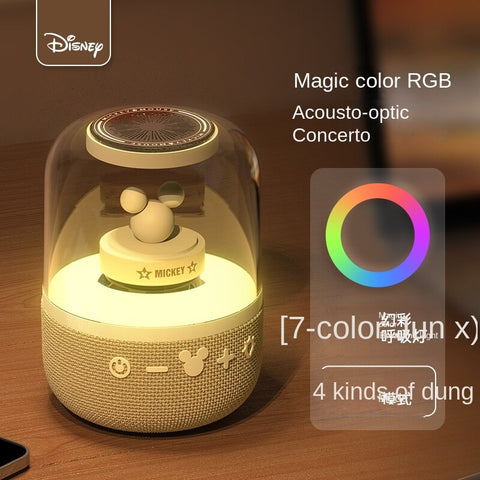 Bluetooth Speaker S6 Colorful Lighting Effect Wireless Serial Desktop TF Card Audio