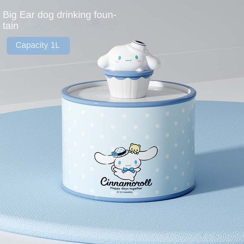 Ceramic Pet Water Dissolver Automatic Circulation Flow Living Water Insulation Bowl Supplies