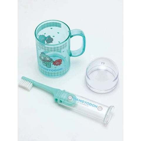 Spot Japanese Purchase Sanrio Disney Skater Collaboration Travel Carrying Toothbrush Mouthwash Cup Set Cartoon