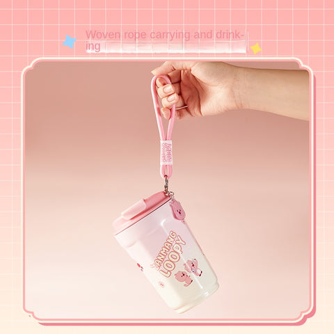 MINISO Mingchuangyou Zanmeng Lubi Series - Rope Cup 360mL Cute