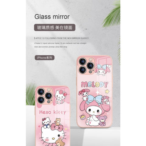 HelloKitty New IPhone Kuromi My Melody Sanrio iPhone Case Full Body Protective Case For IPhone 11-15 Pro Max