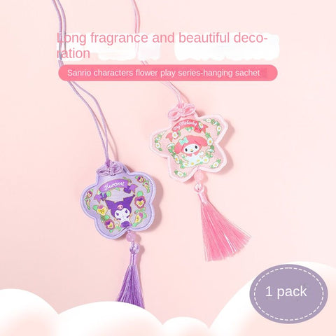 MINISO MINISO Creative Premium Sanrio Flower Amusement Club Series - Hanging Fragrant Bag, Melody Coolomi Fragrant Bag