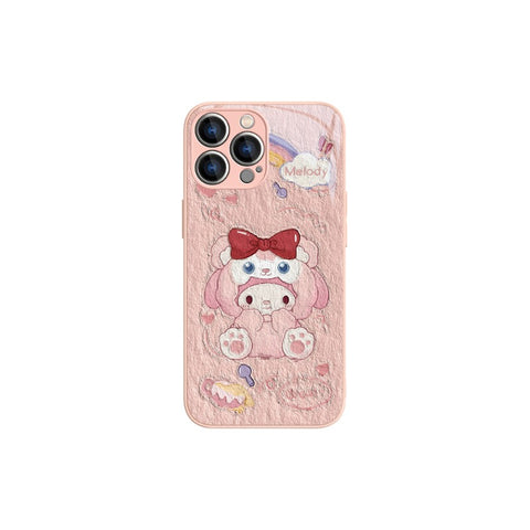 Apply Apple Mobile Phone Case Kuromi My Melody Sanrio iPhone Case Full Body Protective Case For IPhone 11-15 Pro Max