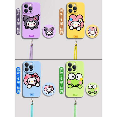 Anti-drop Cute Sanrio iPhone Case Full Body Protective Case For IPhone 11-15 Pro Max