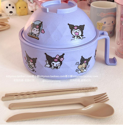 Sanrio Series Large Capacity Noodle Bowl with Drain